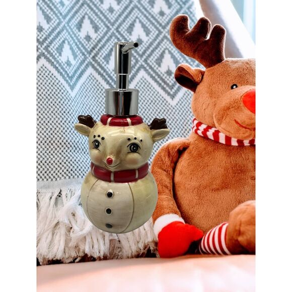 Johanna Parker Reindeer Christmas Soap Dispenser - Picture 1 of 2